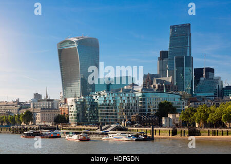 Ville de London l'un des grands centres de la finance mondiale Banque D'Images