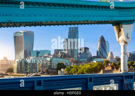 Ville de London l'un des grands centres de la finance mondiale Banque D'Images