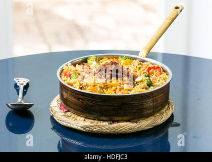 L'Alimentation ayurvédique Biryani de légumes,© Juergen Hasenkopf Banque D'Images