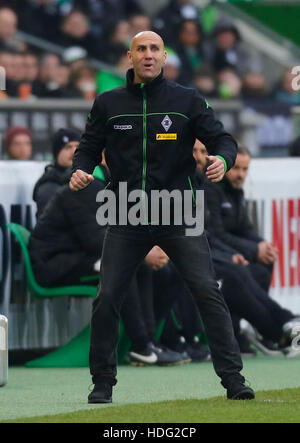 Moenchengladbach, Allemagne. Dec 11, 2016. Journée de Bundesliga Borussia Moenchengladbach, 14 - 1. FSV Mainz 05 : Manager André Schubert (Moenchengladbach). Credit : Juergen Schwarz/Alamy Live News Banque D'Images