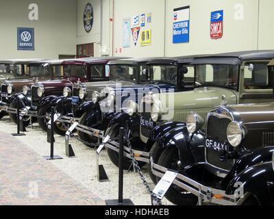 Intérieur de la DEN HARTOGH Ford Museum PIC20 Banque D'Images