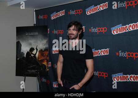 New York Comic Con : Resident Evil tenue au Madison Square Garden comprend : Eoin Macken Où : New York, New York, United States Quand : 07 Oct 2016 Banque D'Images