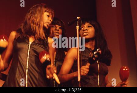 Tina Turner - 01/11/1972 - France / Ile-de-France (région) / Paris - Concert Tina Turner, ORTF, Paris,1972 - Philippe Gras / Le Pictorium Banque D'Images