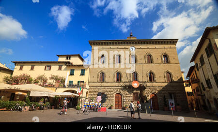 Greve in Chianti Hôtel de ville de la ville toscane célèbre pour le vin, l'huile et la production alimentaire Banque D'Images