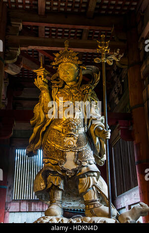 Détail du temple Todaiji à Nara, Japon Banque D'Images