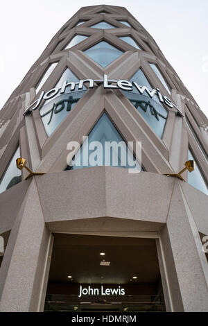 Le grand magasin John Lewis au nouveau centre commercial Victoria Gate à Leeds, l'architecture étonnante Banque D'Images