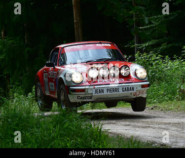 Johan-Frank Dirickx, Alan Benjamin, Porsche 911 SC Rallye forestier, stade, Goodwood Festival of Speed 2016. les automobiles, voitures, animation, Festival o Banque D'Images