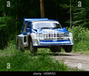 Simon Stuart, Larbey Larbey, MG Metro 6R4, Forest Rally, Goodwood Festival of Speed 2016. les automobiles, voitures, animation, Festival of Speed, Banque D'Images