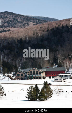 La vallée du mont Washington, Pinkham Notch, New Hampshire, Great Glen Centre plein air, le Great Glen Centre plein air, Banque D'Images