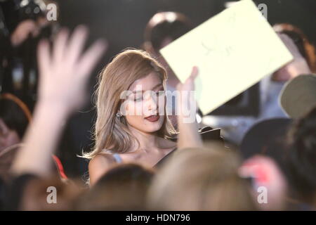 Tokyo, Japon. 13 Décembre, 2016. Rola actrice assiste à la première mondiale du film Resident Evil : Le chapitre final" à Tokyo, Japon le 13 décembre 2016. Credit : AFLO/Alamy Live News Banque D'Images