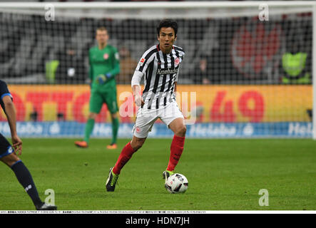 Frankfurt am Main, Allemagne. 9Th Mar, 2016. Makoto Hasebe (Francfort) Football/soccer : Bundesliga match entre l'Eintracht Francfort 0-0 TSG 1899 Hoffenheim au Commerzbank-Arena à Francfort am Main, Allemagne . © Takamoto Tokuhara/AFLO/Alamy Live News Banque D'Images