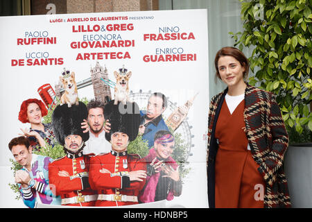 Rome, Italie. 14 Décembre, 2016. Eleonora Giovanardi assiste à la photocall du film 'Natale a Londra' à Gallarate le 14 décembre 2016 à Rome, Italie. Credit : Fulvio Dalfelli/Alamy Live News Banque D'Images