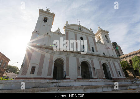 Asunción, Paraguay. 14 décembre 2016. Catedral Metropolitana (cathédrale métropolitaine), est vu pendant la matinée ensoleillée dans le centre-ville historique d'Asunción, Paraguay. Credit: Andre M. Chang/Alamy Live News Banque D'Images