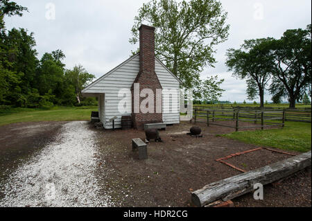 Somerset Place State Historic Site de la plantation, Creswell, North Carolina, USA. Banque D'Images