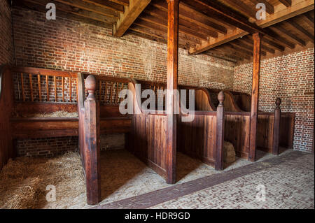 Équitation à Tryon Palace, New Bern, Caroline du Nord, USA. Banque D'Images