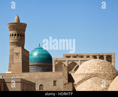 Mosquée et minaret Kalyan à Boukhara, Ouzbékistan Banque D'Images