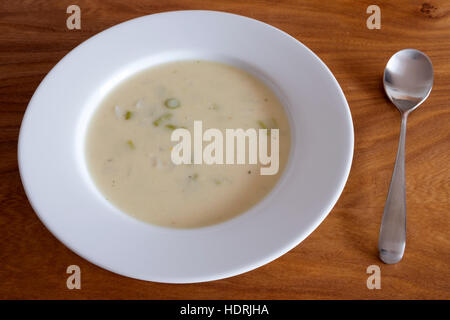 Potage crème d'asperges Banque D'Images