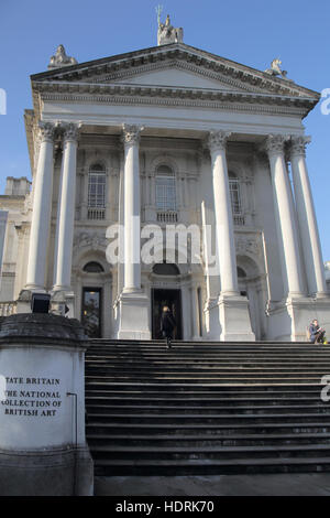 Galerie d'art Tate Britain Londres Banque D'Images