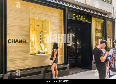 magasin de Chanel Banque D'Images