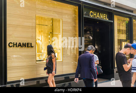 magasin de Chanel Banque D'Images