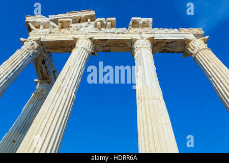 Temple d'Apollon. La Turquie, de côté. Banque D'Images