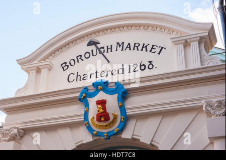 L'entrée de Gravesend Chartered Market Gravesend Banque D'Images