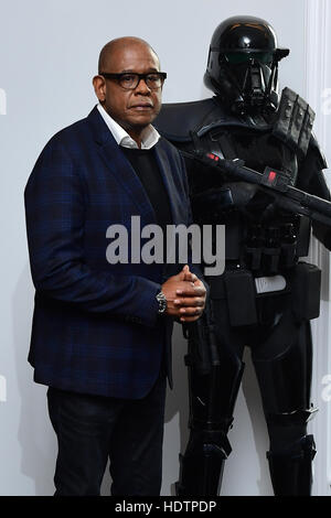 Forest Whitaker, assistant à l'un voyou : Une histoire de la guerre des étoiles Photocall au Corinthia Hotel, Londres. Banque D'Images