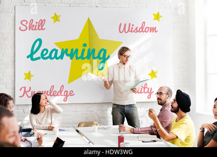 L'apprentissage de compétences développement Knowlerdge Concept Banque D'Images