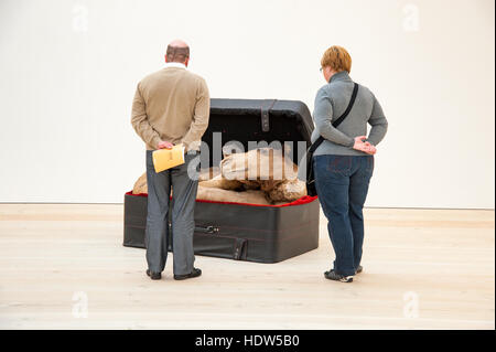 L'art contemporain à la Saatchi Gallery, Chelsea, Londres, Angleterre, Grande-Bretagne, Royaume-Uni Banque D'Images