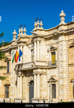 Ancienne usine de tabac Royal, en ce moment l'Université de Séville - ESPAGNE Banque D'Images