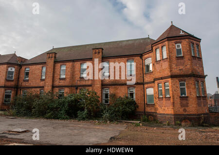 L'image externe de l'hôpital Selly Oak fermé, Birmingham, Angleterre, RU Banque D'Images