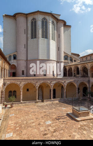 La Basilique Papale de Saint François d'assise. Banque D'Images