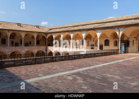 Abbaye Papale de Saint François d'assise. Banque D'Images