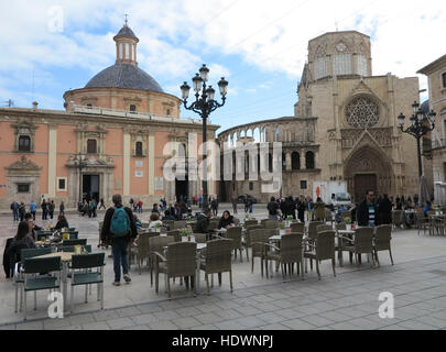 Basílica de la Virgen de los Desamparados, Valencia, Espagne Banque D'Images