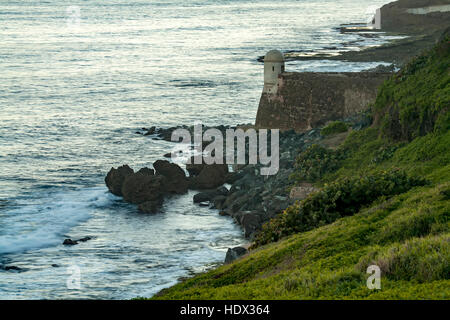 La Garita del Diablo, château de San Cristobal (1765-1783), Site Historique National de San Juan, San Juan, Puerto Rico Banque D'Images