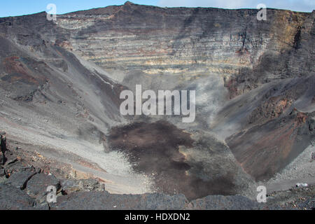 Dolomieu cratère, Piton de la Fournaise, île de la réunion Banque D'Images