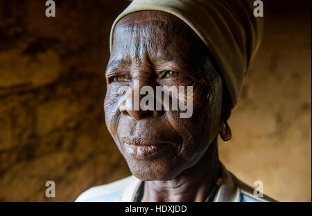 La vie rurale dans un village du Burkina Faso, Gourmatche Banque D'Images