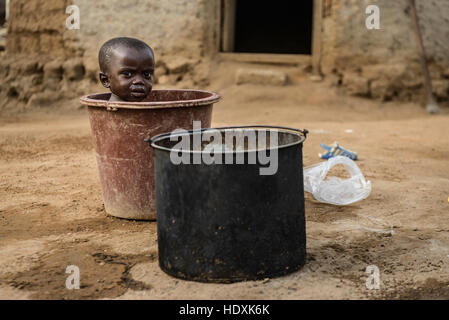 Portraits de peuple ivoirien, la Côte d'Ivoire (Ivory Coast) Banque D'Images