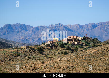 Villages de l'Anti-Atlas, Maroc Banque D'Images