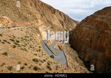 Les gorges du Dadès, au Maroc Banque D'Images