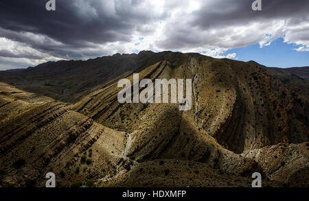 Canyons de la haut-Atlas, Maroc Banque D'Images