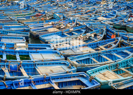 Parking bateau, Essaouira, Maroc Banque D'Images