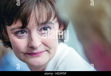 Femme du premier ministre Cherie Blair à Hollingdean Library à Brighton Banque D'Images