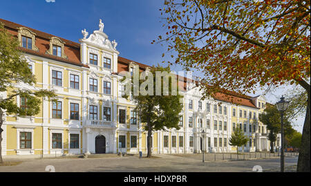 Bâtiment du Parlement européen sur la place de la cathédrale de Magdebourg, Saxe-Anhalt, Allemagne Banque D'Images
