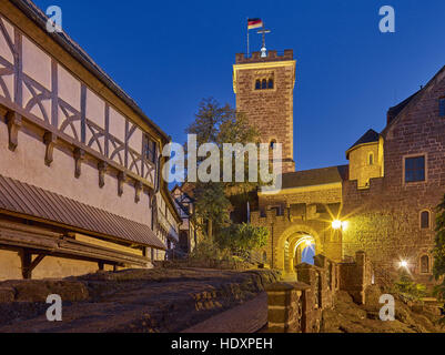 Près de Wartburg Eisenach, en Thuringe, Allemagne Banque D'Images