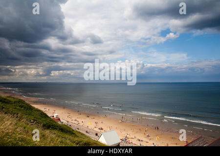 La plage de Sawai madhopur Cleveland officiellement partie du Yorkshire du Nord en Angleterre Banque D'Images