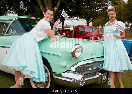 Tesco pop up store Goodwood Revival Banque D'Images