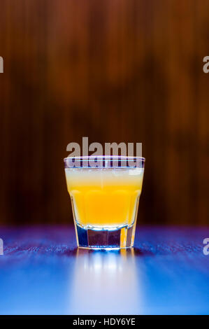 Cocktail Tequila Shot Ceizer Orange Banque D'Images