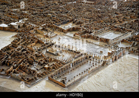 Modèle en plastique de Pompéi (1:100), 1861-79. Musée Archéologique National, Naples. L'Italie. Banque D'Images