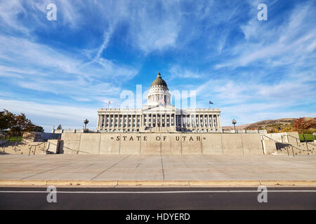 L'Utah State Capitol building, à Salt Lake City, USA. Banque D'Images